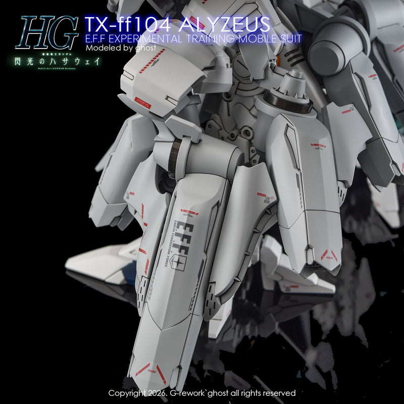 G-Rework Decal - HGUC TX-ff104 Alyzeus Use