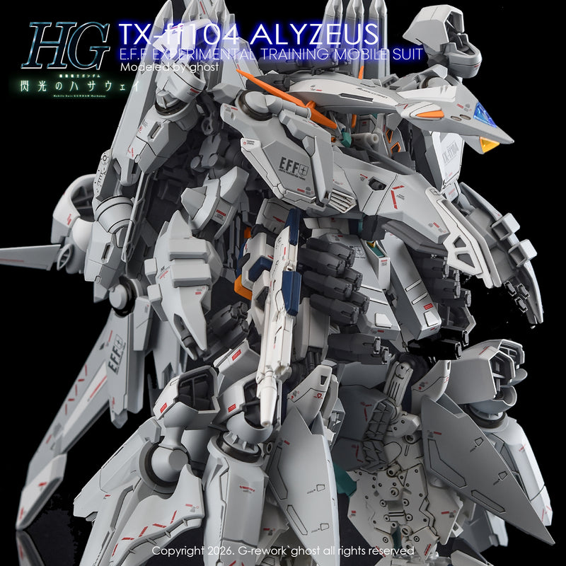 G-Rework Decal - HGUC TX-ff104 Alyzeus Use