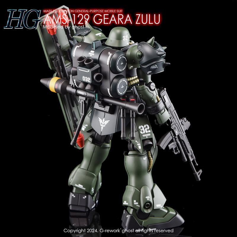 G-Rework Decal - HGUC AMS-129 Geara Zulu Use