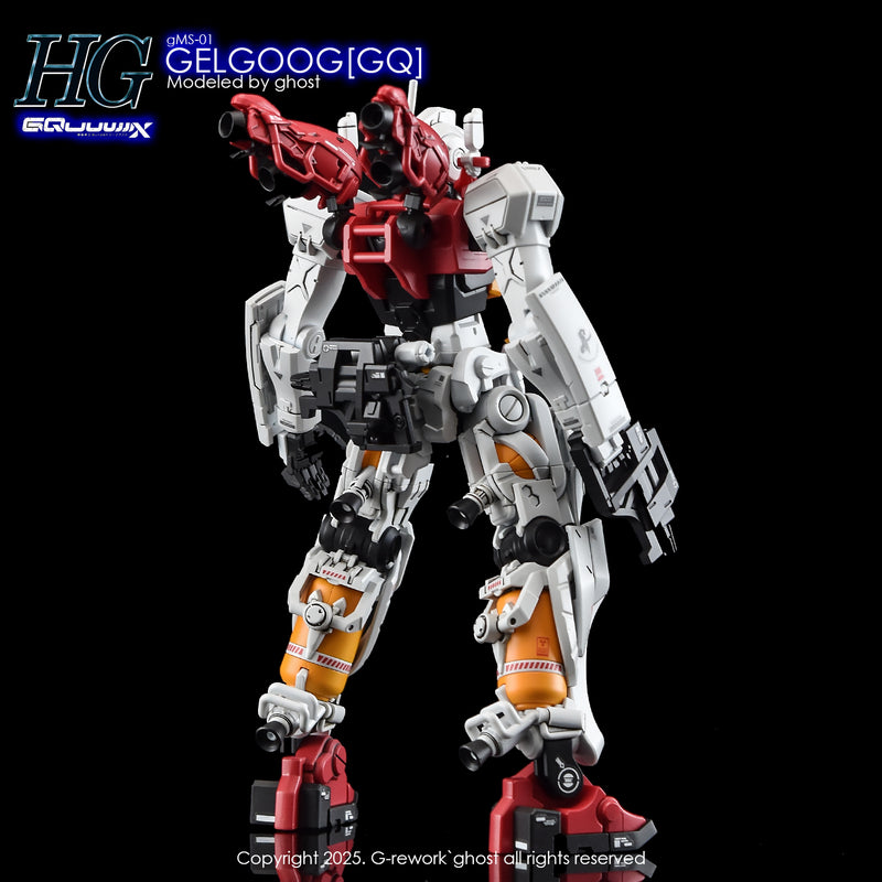 G-Rework Decal - HG Mobile Suit Gundam GQuuuuuuX gMS-01 Gelgoog (GQ) Use