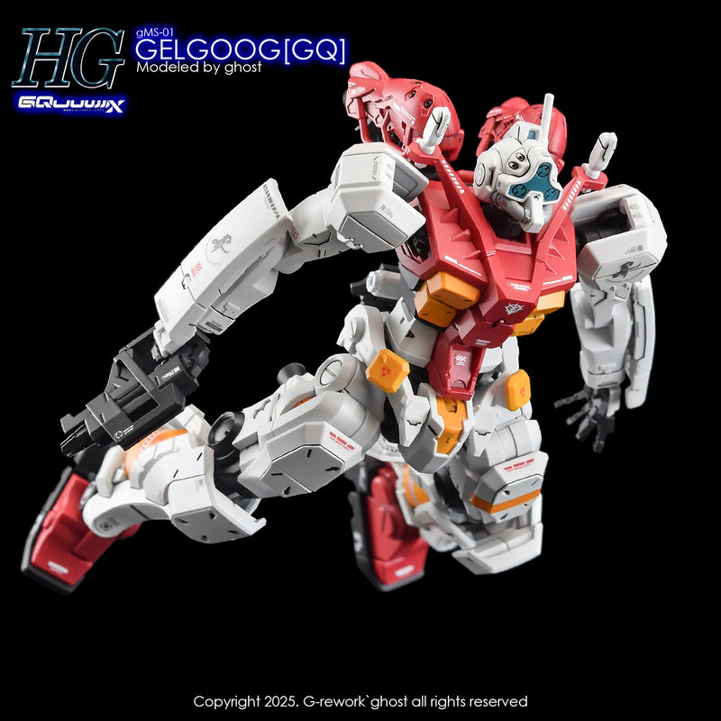 G-Rework Decal - HG Mobile Suit Gundam GQuuuuuuX gMS-01 Gelgoog (GQ) Use