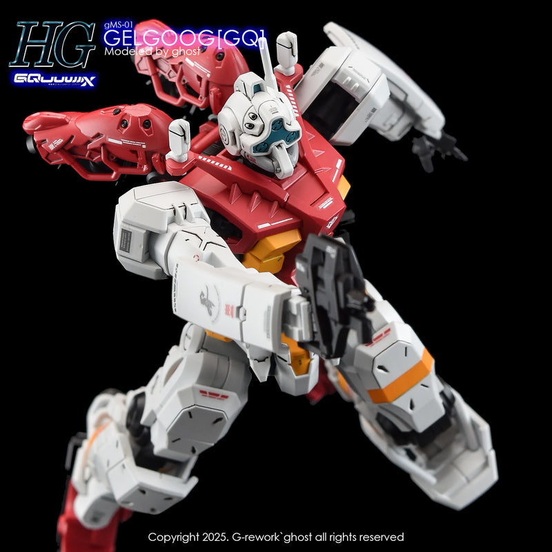 G-Rework Decal - HG Mobile Suit Gundam GQuuuuuuX gMS-01 Gelgoog (GQ) Use