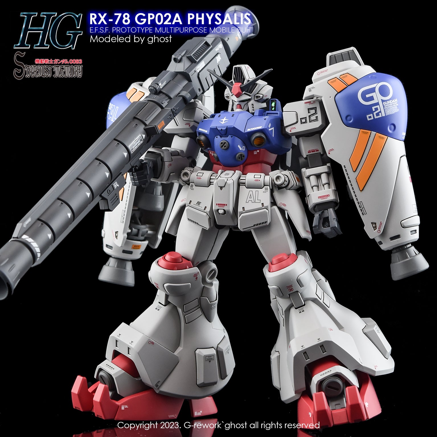 G-Rework Decal - HGUC RX-78GP02A Gundam GP02 Use - Argama Hobby