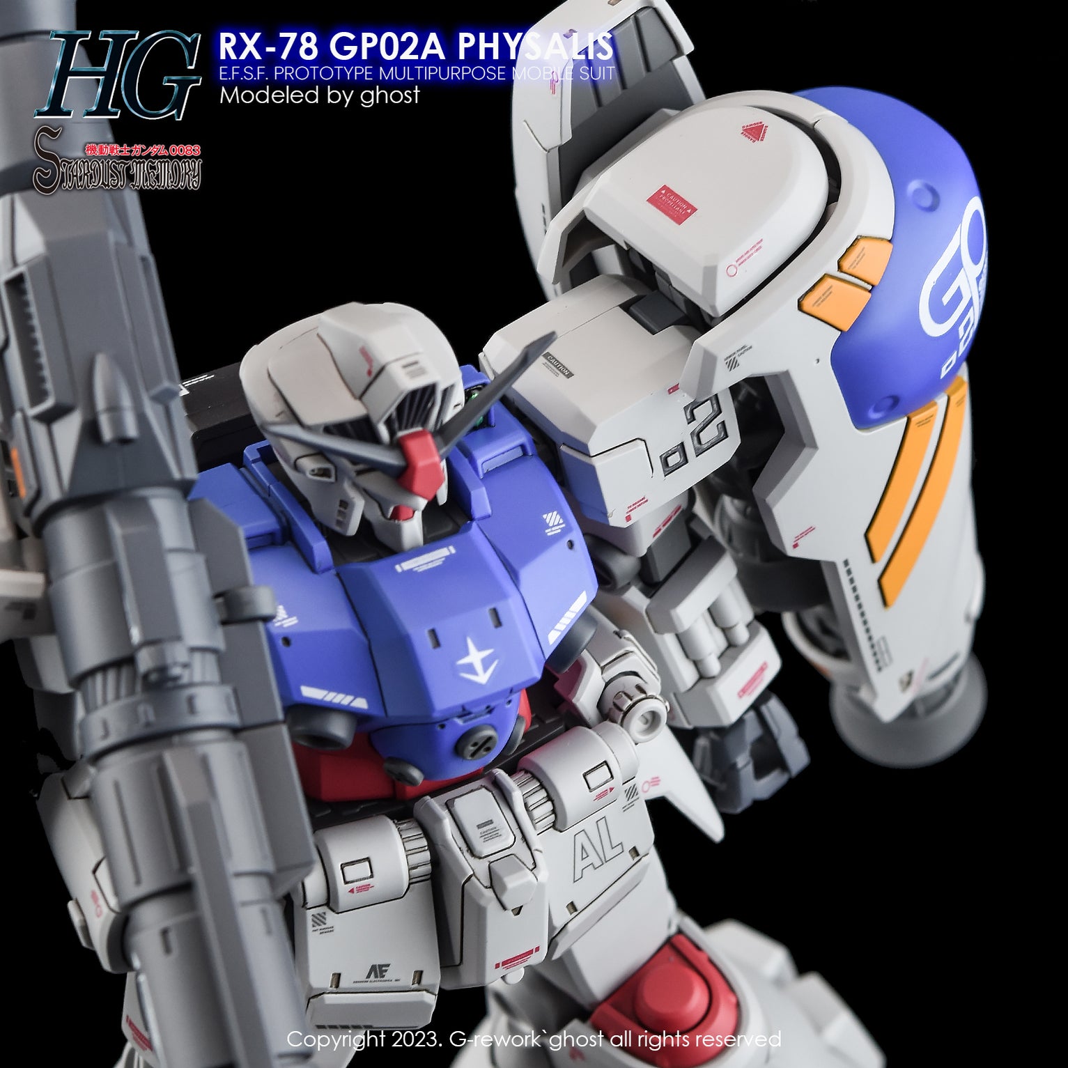 Sims Gp02 G-Rework Decal - HGUC RX-78GP02A Gundam GP02 Use - Argama Hobby - Canada