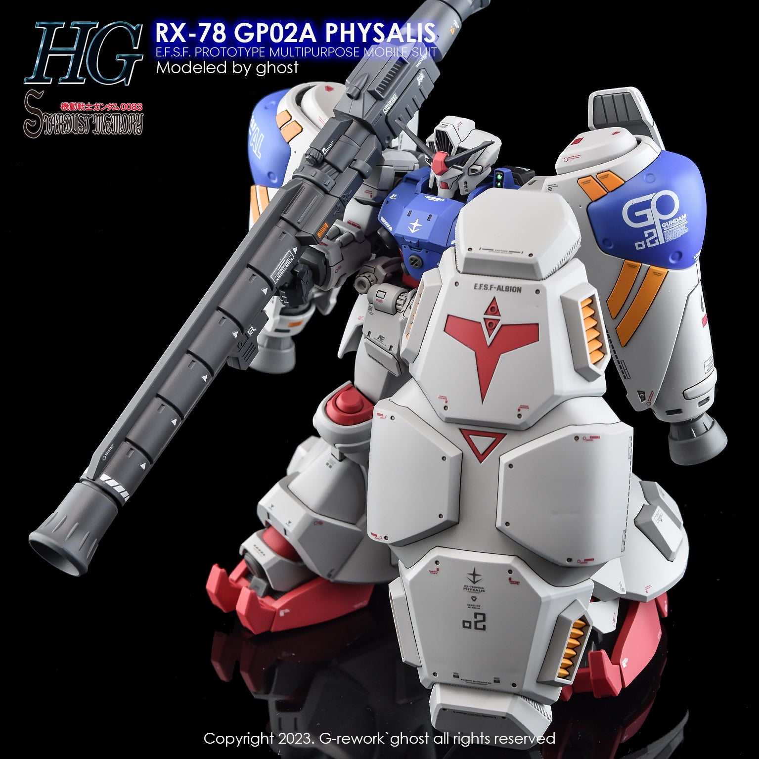 G-Rework Decal - HGUC RX-78GP02A Gundam GP02 Use - Argama Hobby