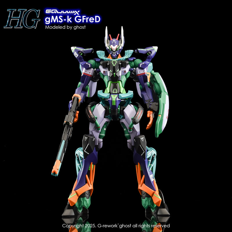 G-Rework Decal - HG Mobile Suit Gundam GQuuuuuuX gMS-κ GFreD Use