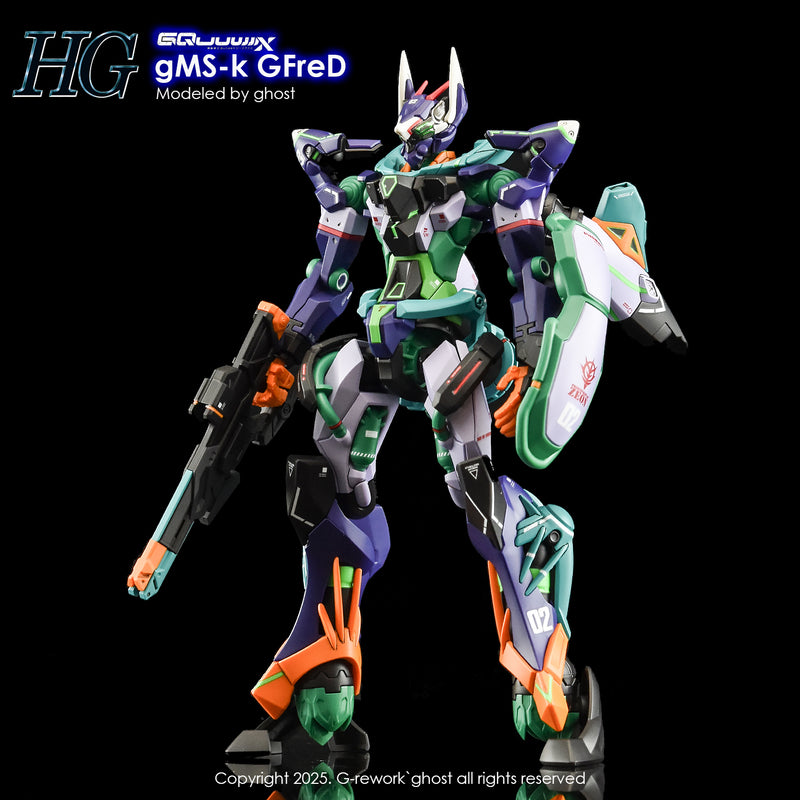 G-Rework Decal - HG Mobile Suit Gundam GQuuuuuuX gMS-κ GFreD Use