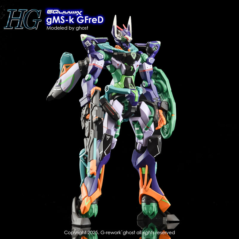 G-Rework Decal - HG Mobile Suit Gundam GQuuuuuuX gMS-κ GFreD Use
