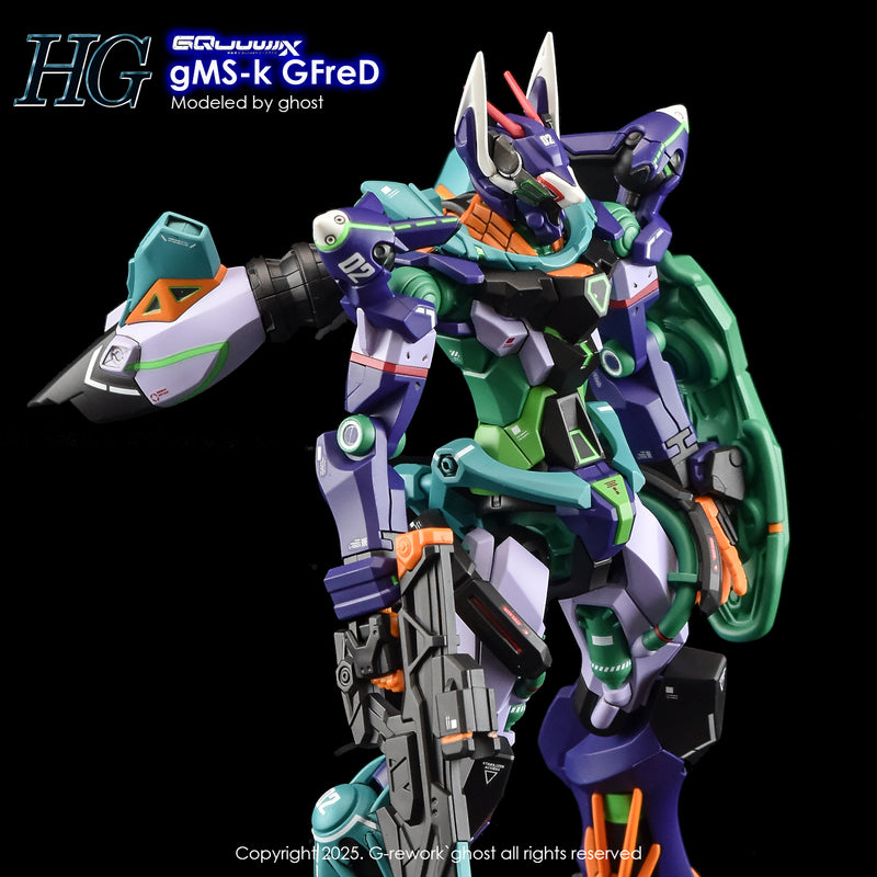 G-Rework Decal - HG Mobile Suit Gundam GQuuuuuuX gMS-κ GFreD Use
