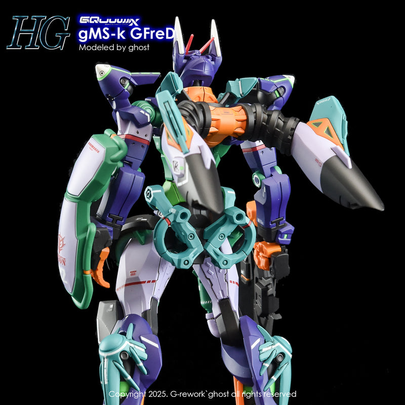 G-Rework Decal - HG Mobile Suit Gundam GQuuuuuuX gMS-κ GFreD Use