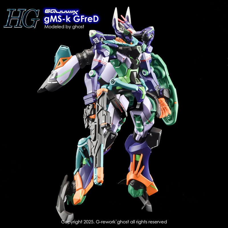 G-Rework Decal - HG Mobile Suit Gundam GQuuuuuuX gMS-κ GFreD Use