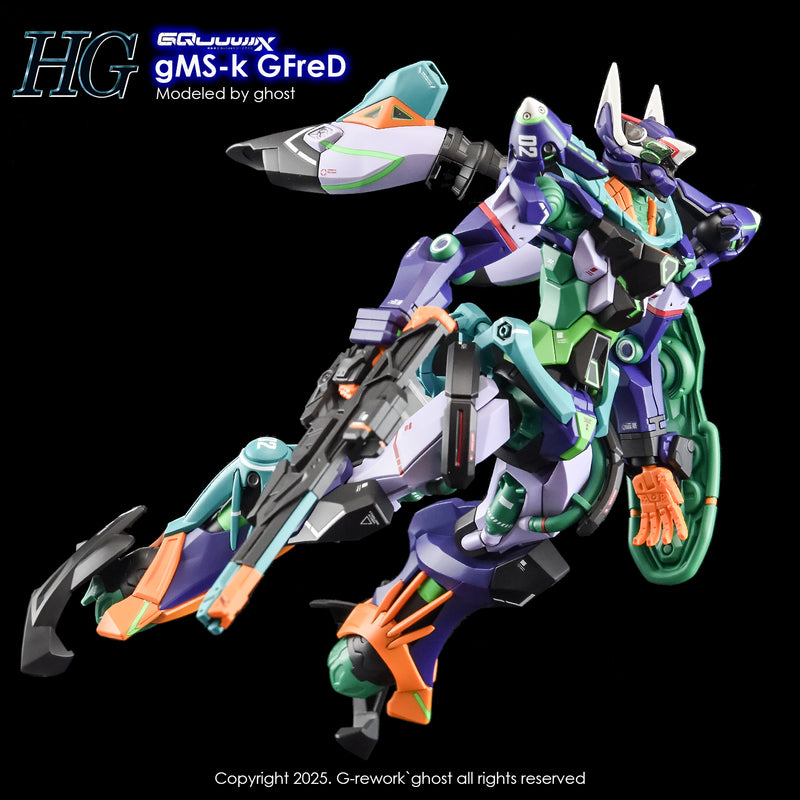G-Rework Decal - HG Mobile Suit Gundam GQuuuuuuX gMS-κ GFreD Use