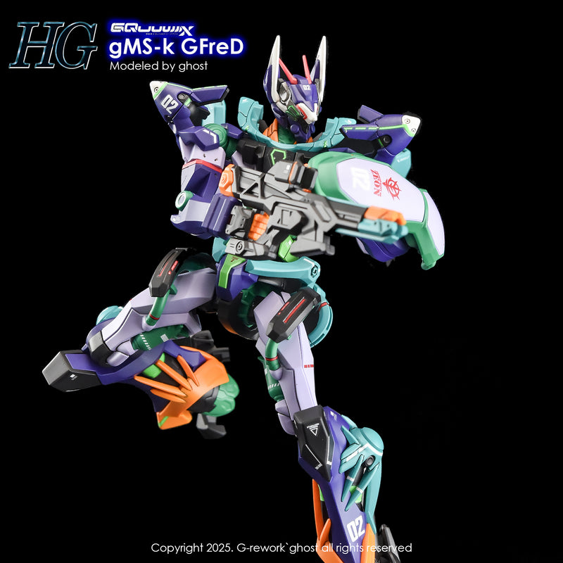 G-Rework Decal - HG Mobile Suit Gundam GQuuuuuuX gMS-κ GFreD Use