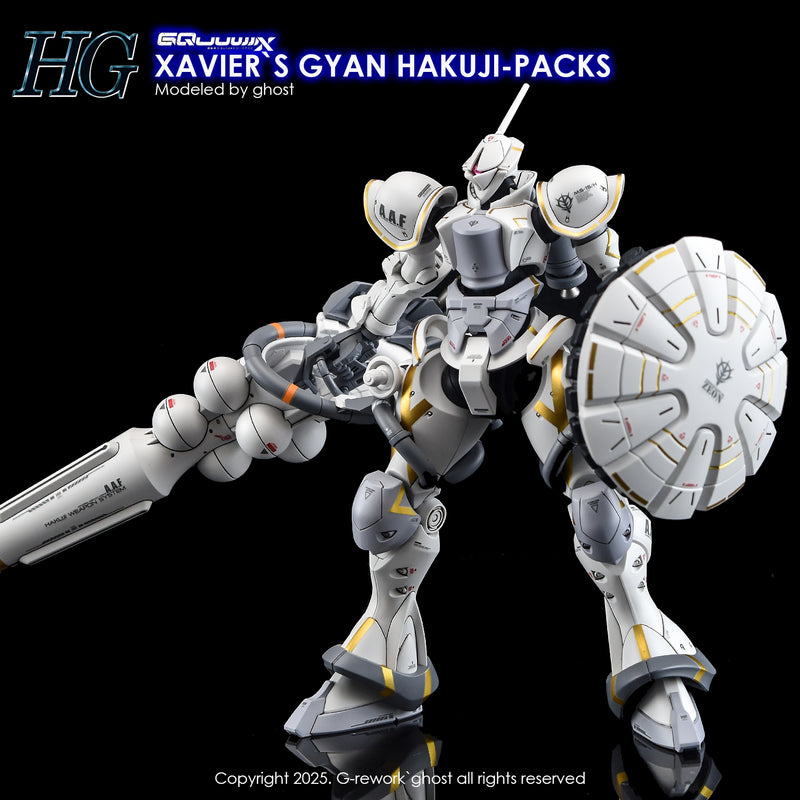 G-Rework Decal - HG Mobile Suit Gundam GQuuuuuuX MS-15/H Xavier's Gyan Hakuji-Packs Use