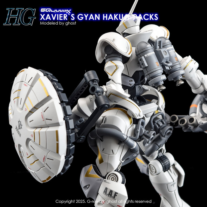 G-Rework Decal - HG Mobile Suit Gundam GQuuuuuuX MS-15/H Xavier's Gyan Hakuji-Packs Use