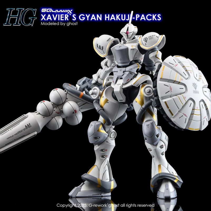 G-Rework Decal - HG Mobile Suit Gundam GQuuuuuuX MS-15/H Xavier's Gyan Hakuji-Packs Use