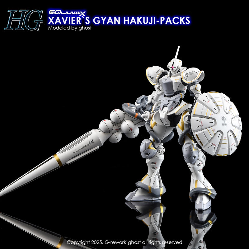G-Rework Decal - HG Mobile Suit Gundam GQuuuuuuX MS-15/H Xavier's Gyan Hakuji-Packs Use