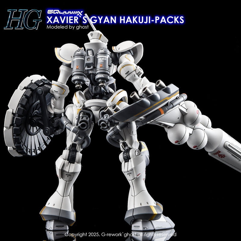 G-Rework Decal - HG Mobile Suit Gundam GQuuuuuuX MS-15/H Xavier's Gyan Hakuji-Packs Use