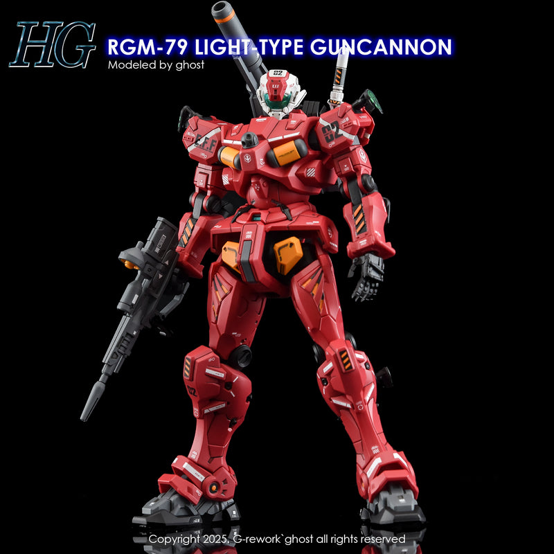 G-Rework Decal - HG Mobile Suit Gundam GQuuuuuuX RGM-79 Light Type Guncannon Use