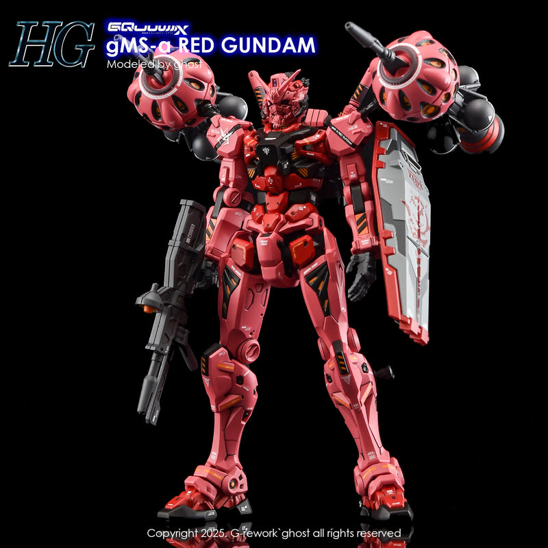 G-Rework Decal - HG Mobile Suit Gundam GQuuuuuuX G-MSα Red Gundam Use