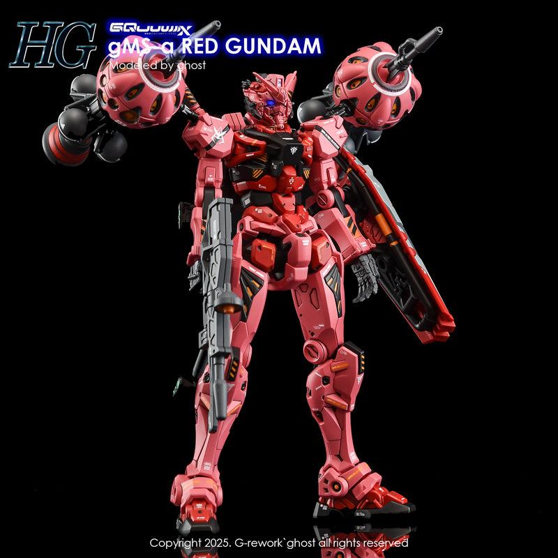 G-Rework Decal - HG Mobile Suit Gundam GQuuuuuuX G-MSα Red Gundam Use