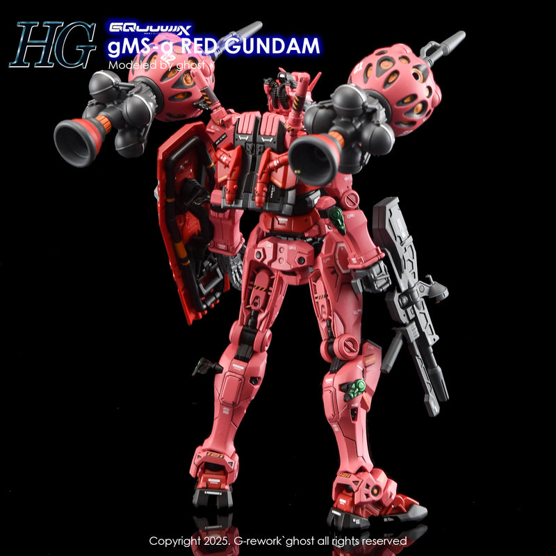 G-Rework Decal - HG Mobile Suit Gundam GQuuuuuuX G-MSα Red Gundam Use