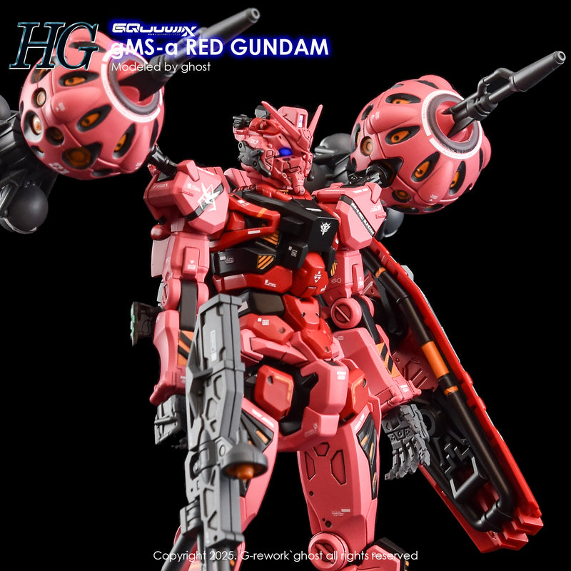 G-Rework Decal - HG Mobile Suit Gundam GQuuuuuuX G-MSα Red Gundam Use