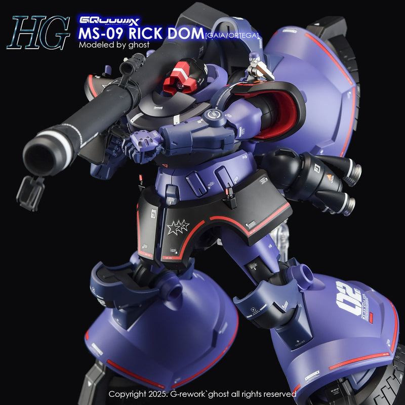 G-Rework Decal - HG Mobile Suit Gundam GQuuuuuuX MS-09 Rick-Dom (GQ) Use