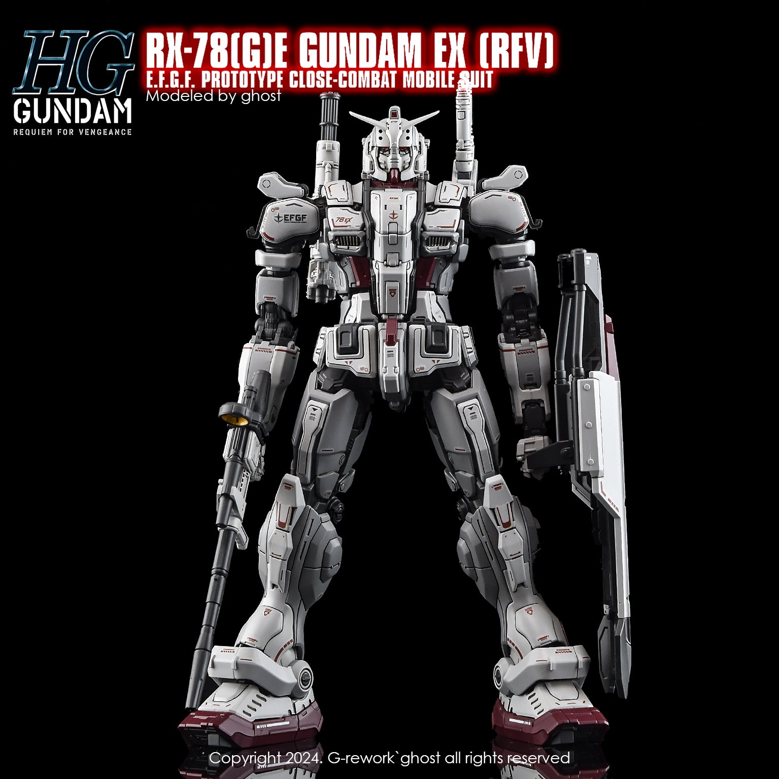 G-Rework Decal - HG RX-78[G]E Gundam EX [RFV] Use - Argama Hobby