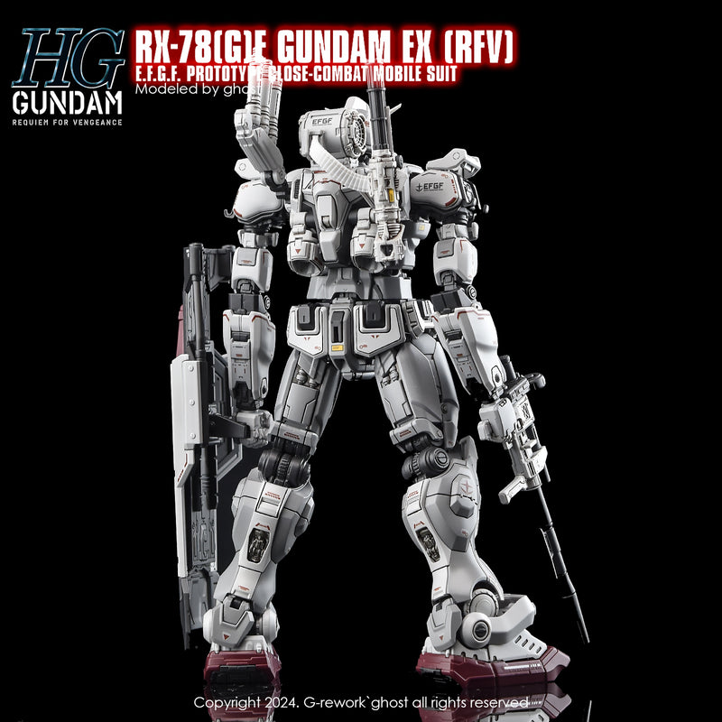 G-Rework Decal - HG RX-78[G]E Gundam EX [RFV] Use