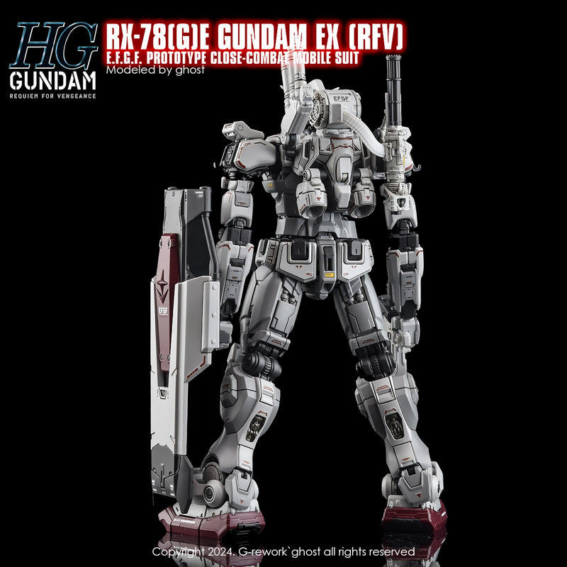 G-Rework Decal - HG RX-78[G]E Gundam EX [RFV] Use