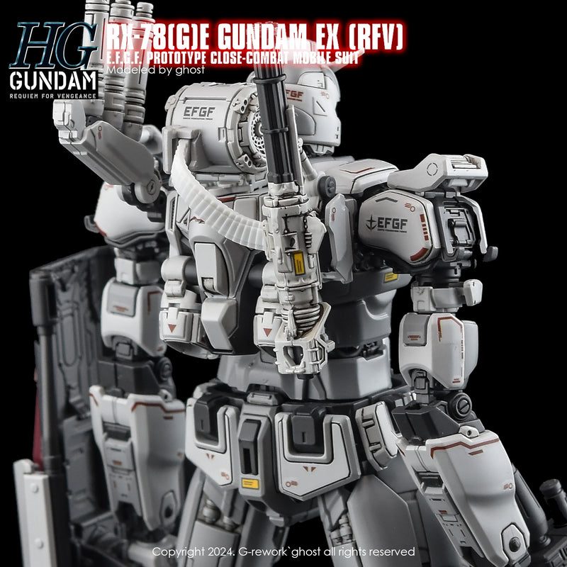G-Rework Decal - HG RX-78[G]E Gundam EX [RFV] Use