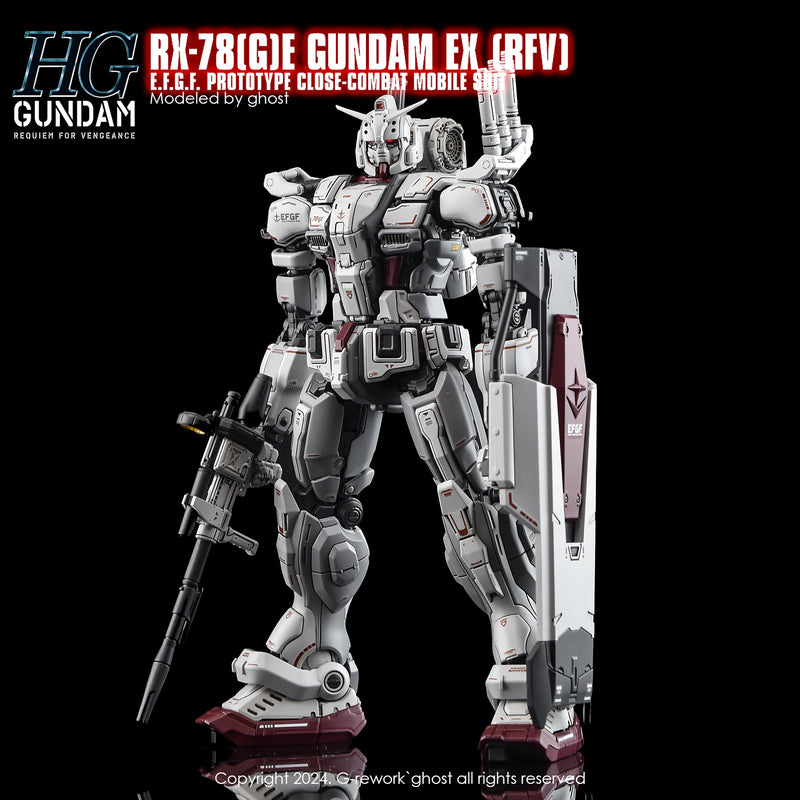 G-Rework Decal - HG RX-78[G]E Gundam EX [RFV] Use