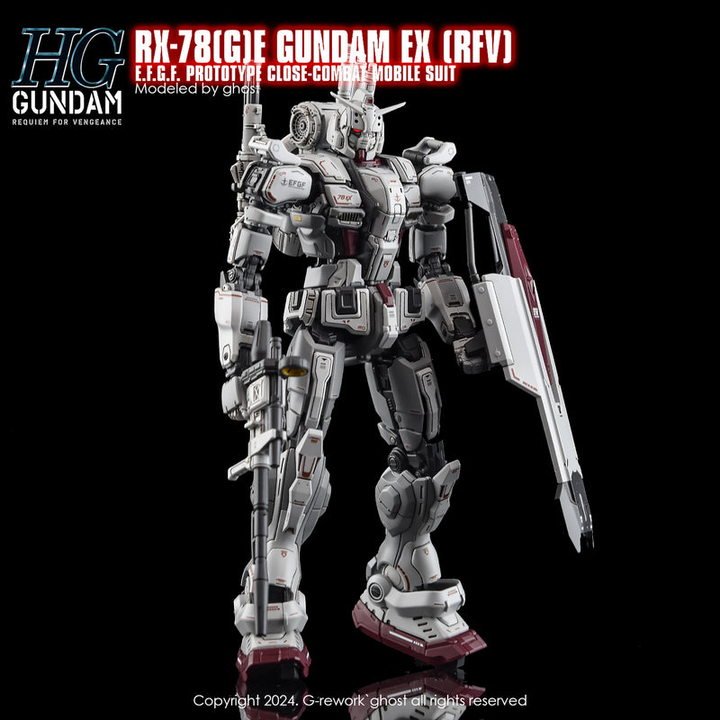 G-Rework Decal - HG RX-78[G]E Gundam EX [RFV] Use