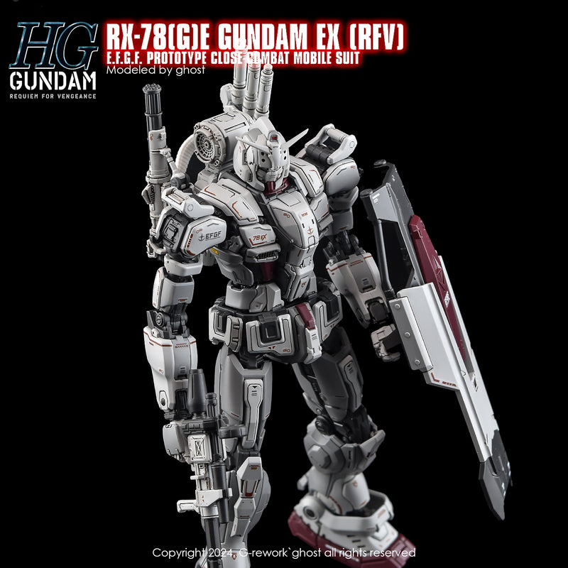 G-Rework Decal - HG RX-78[G]E Gundam EX [RFV] Use
