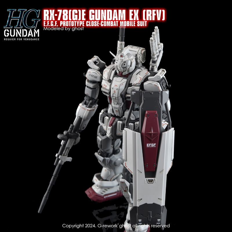 G-Rework Decal - HG RX-78[G]E Gundam EX [RFV] Use
