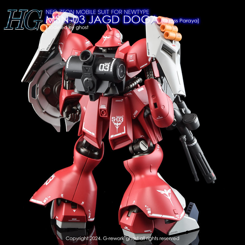 G-Rework Decal - HGUC MSN-03 Jagd Doga (Quess Custom) Use