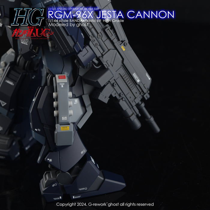 G-Rework Decal - HGUC RGM-96X Jesta Cannon Use