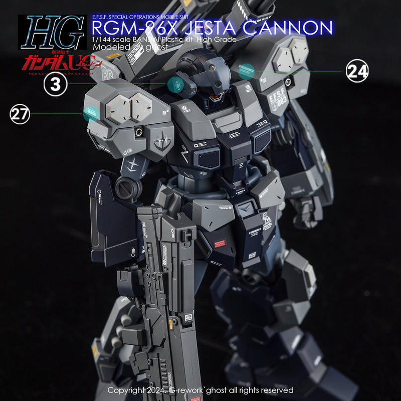 G-Rework Decal - HGUC RGM-96X Jesta Cannon Use