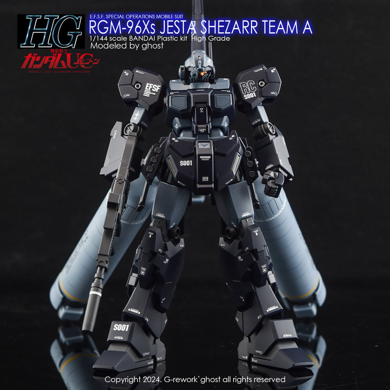 G-Rework Decal - HGUC RGM-96Xs Jesta [Shezarr Type Team A] Use