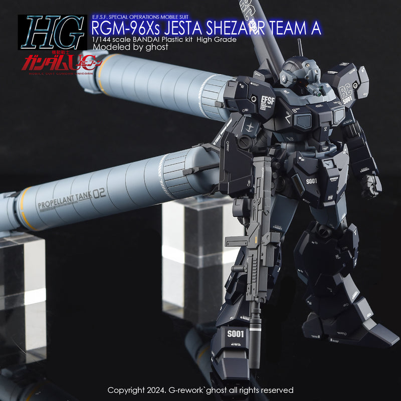 G-Rework Decal - HGUC RGM-96Xs Jesta [Shezarr Type Team A] Use