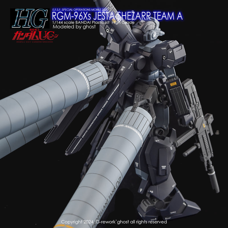 G-Rework Decal - HGUC RGM-96Xs Jesta [Shezarr Type Team A] Use