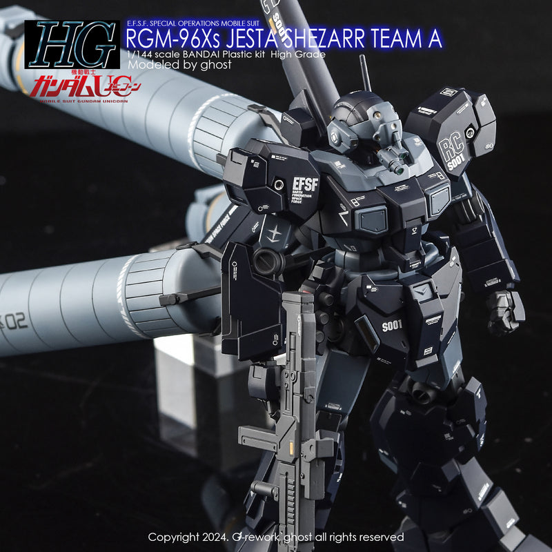 G-Rework Decal - HGUC RGM-96Xs Jesta [Shezarr Type Team A] Use