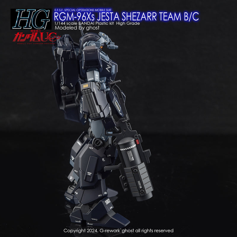 G-Rework Decal - HGUC RGM-96Xs Jesta [Shezarr Type Team B&C] Use
