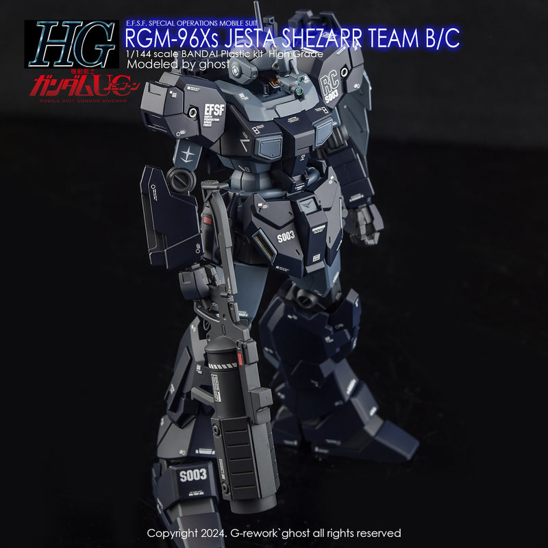 G-Rework Decal - HGUC RGM-96Xs Jesta [Shezarr Type Team B&C] Use