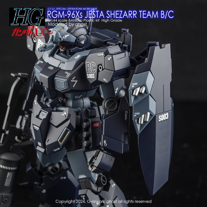 G-Rework Decal - HGUC RGM-96Xs Jesta [Shezarr Type Team B&C] Use