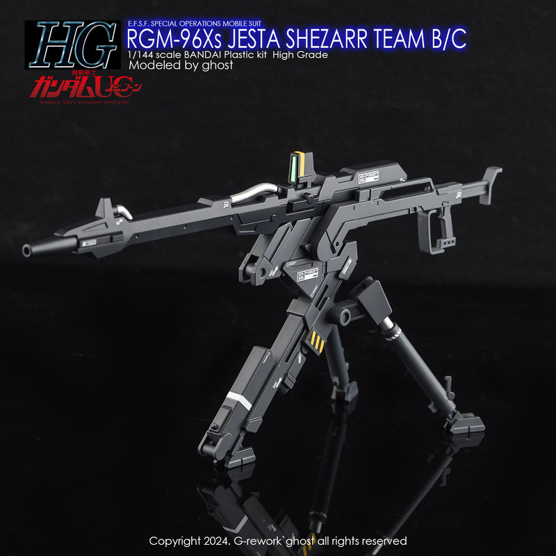 G-Rework Decal - HGUC RGM-96Xs Jesta [Shezarr Type Team B&C] Use