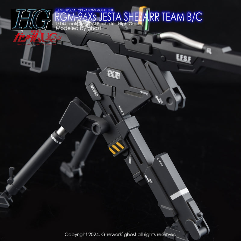G-Rework Decal - HGUC RGM-96Xs Jesta [Shezarr Type Team B&C] Use