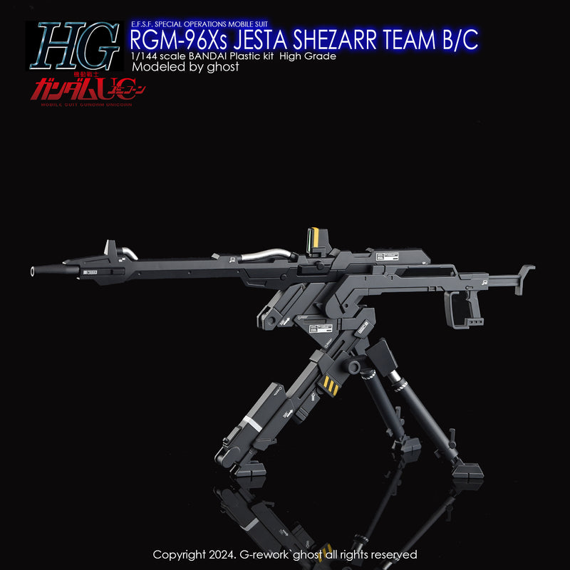 G-Rework Decal - HGUC RGM-96Xs Jesta [Shezarr Type Team B&C] Use