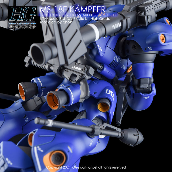 G-Rework Decal - HGUC MS-18E Kampfer Use